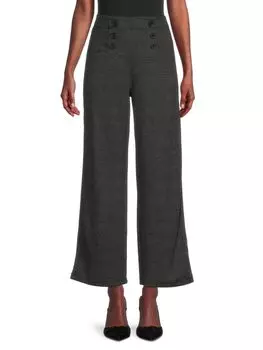 Широкие брюки Sailor Max Studio, цвет Black Check Grey