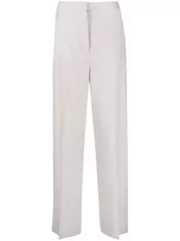 Широкие брюки строгого кроя Fabiana Filippi, нейтральный