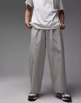 Широкие брюки Topman бежевого цвета