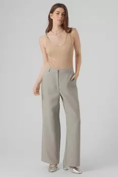 Широкие брюки Vero Moda, серый