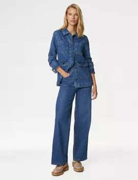 Широкие джинсы Marks & Spencer