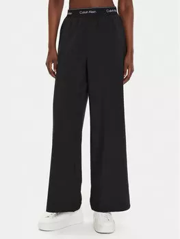 Широкие спортивные брюки Calvin Klein, черный