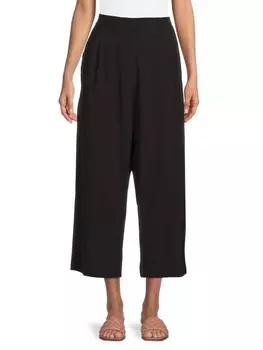 Широкие укороченные брюки Calvin Klein Black