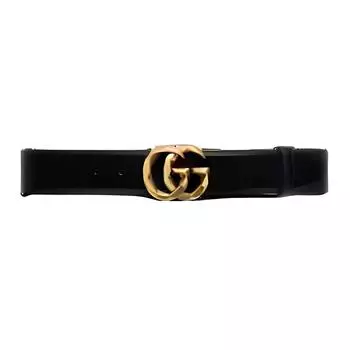 Широкий пояс Gg Marmont GUCCI