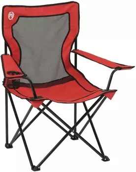Широкополосное сетчатое кресло Quad Coleman, красный