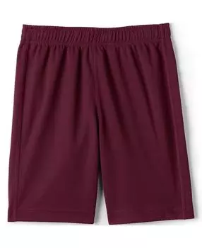 Сетчатые спортивные шорты Lands' End, бордовый