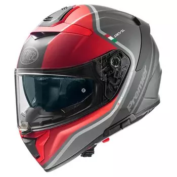 Шлем полнолицевой Premier Helmets 23 Devil PH17BM 22.06, серый