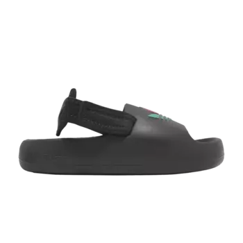 Шлепанцы adiFOM Adilette Slide C 'Black Scarlet Green', черный
