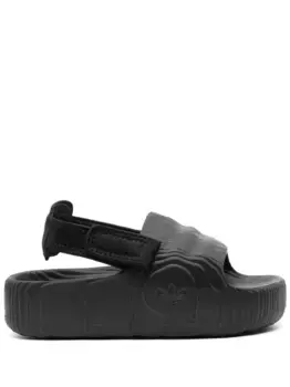 Шлепанцы Adilette 22 с ремешком на пятке Adidas, черный