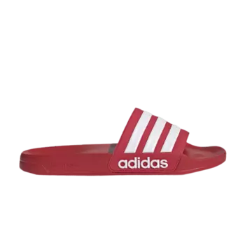 Шлепанцы Adilette Shower Slides 'Scarlet White', красный