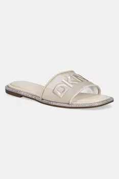 Шлепанцы Badin Logo Dkny, бежевый
