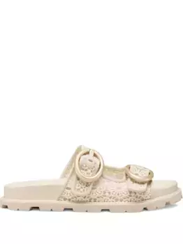 Шлепанцы Benni Stuart Weitzman, нейтральный
