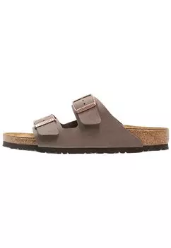 Шлепанцы женские Birkenstock из экокожи, мокко