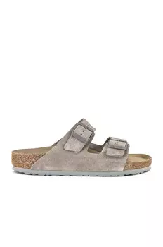 Шлепанцы Birkenstock Arizona Soft Footbed, цвет Stone Coin