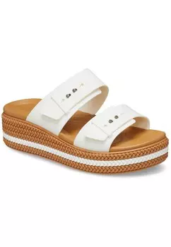 Шлепанцы BROOKLYN BUCKLE Crocs, коричневый