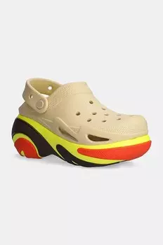 Шлепанцы Bubble Crush Clog Crocs, бежевый