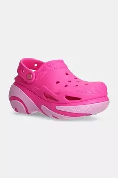 Шлепанцы Bubble Crush Clog Crocs, розовый