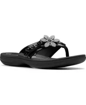 Шлепанцы Cloudsteppers Breeze Opal H Clarks, черный