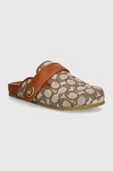Шлепанцы Coach Blake, коричневый