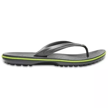 Шлепанцы Crocs, цвет grau/grn