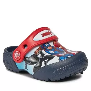 Шлепанцы Crocs FlAvengers Patch, темно-синий
