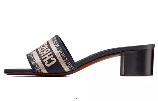 Женские босоножки Dior Dway, черный/белый