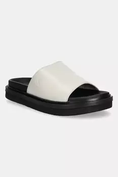 Шлепанцы FLAT MOLDED SANDAL SLIDE Calvin Klein Jeans, белый