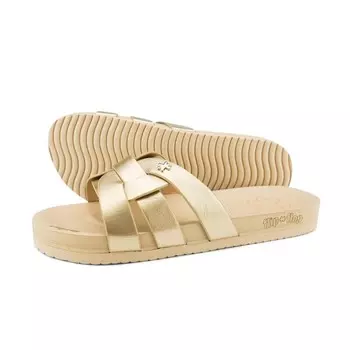 Шлепанцы Flip Flop, цвет gold