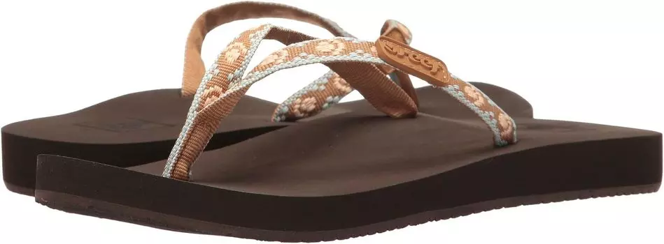 Шлепанцы Ginger Reef, цвет Brown/Peach