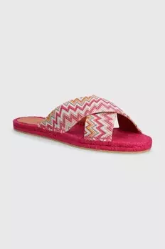 Шлепанцы Harlow Missoni, розовый