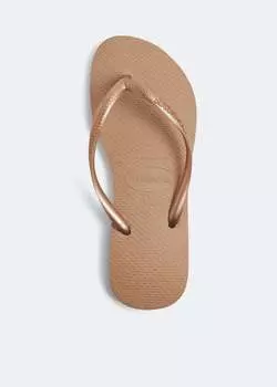 Шлепанцы HAVAIANAS Rubber flip flops, золотой