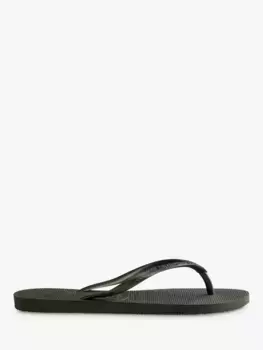 Шлепанцы Havaianas Slim, цвет olive/green