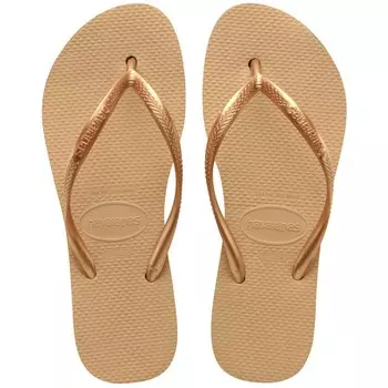 Шлепанцы Havaianas Slim Flatform, золотой