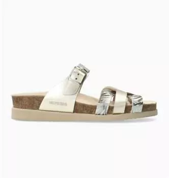 Шлепанцы Helma Woven в цвете металлик MEPHISTO, цвет metallic