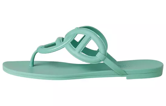 Женские сандалии Hermes Egerie, бирюзовый
