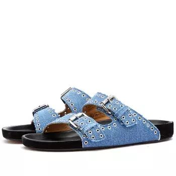 Шлепанцы Isabel Marant toile Lennyo Slide