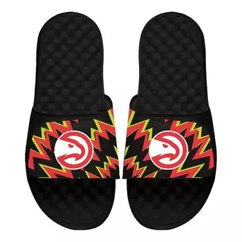 Шлепанцы ISlide Atlanta Hawks, черный