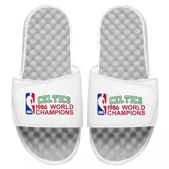 Шлепанцы ISlide Boston Celtics, белый