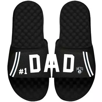 Шлепанцы ISlide Brooklyn Nets, черный