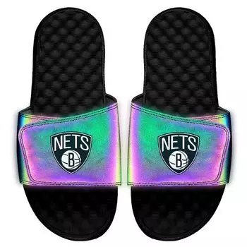 Шлепанцы ISlide Brooklyn Nets, черный