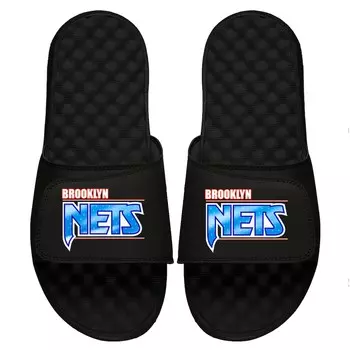 Шлепанцы ISlide Brooklyn Nets, черный