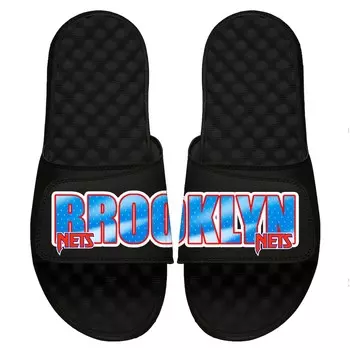 Шлепанцы ISlide Brooklyn Nets, черный