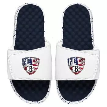 Шлепанцы ISlide Brooklyn Nets, нави