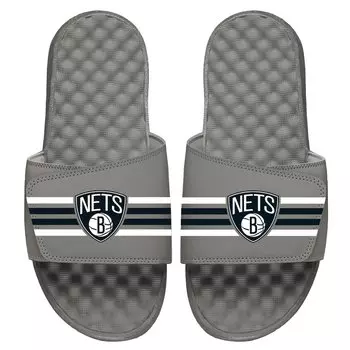 Шлепанцы ISlide Brooklyn Nets, серый