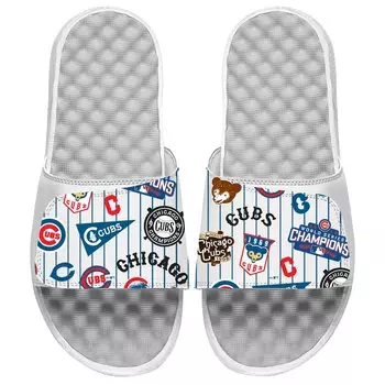 Шлепанцы ISlide Chicago Cubs, белый
