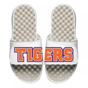 Шлепанцы ISlide Clemson Tigers, белый