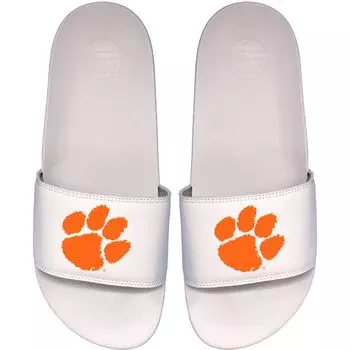 Шлепанцы ISlide Clemson Tigers, белый