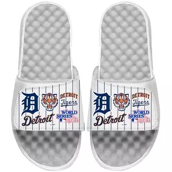 Шлепанцы ISlide Detroit Tigers, белый