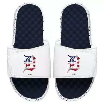 Шлепанцы ISlide Detroit Tigers, белый