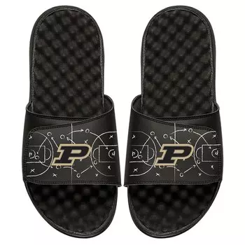 Шлепанцы ISlide Purdue Boilermakers, черный